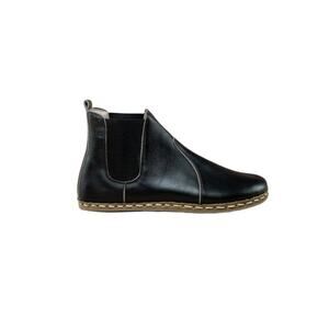 ATLANTIS Women's Black Barefoot Chelsea Boots 12.5 Minimalist Boho